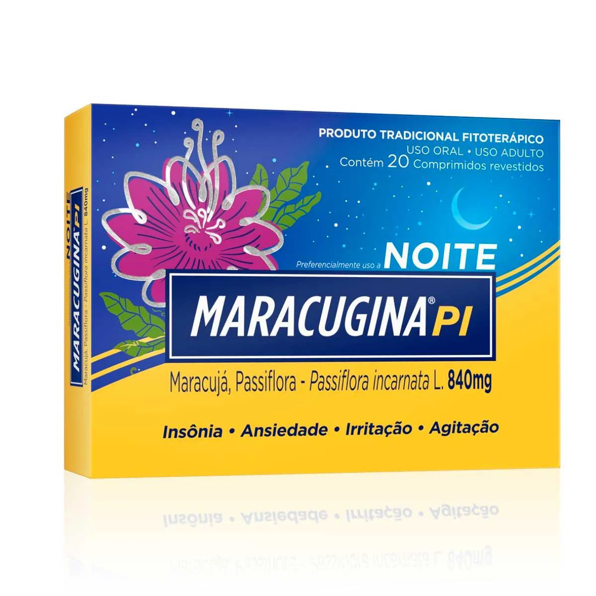 Maracugina PI 840mg Noite 20 comprimidos