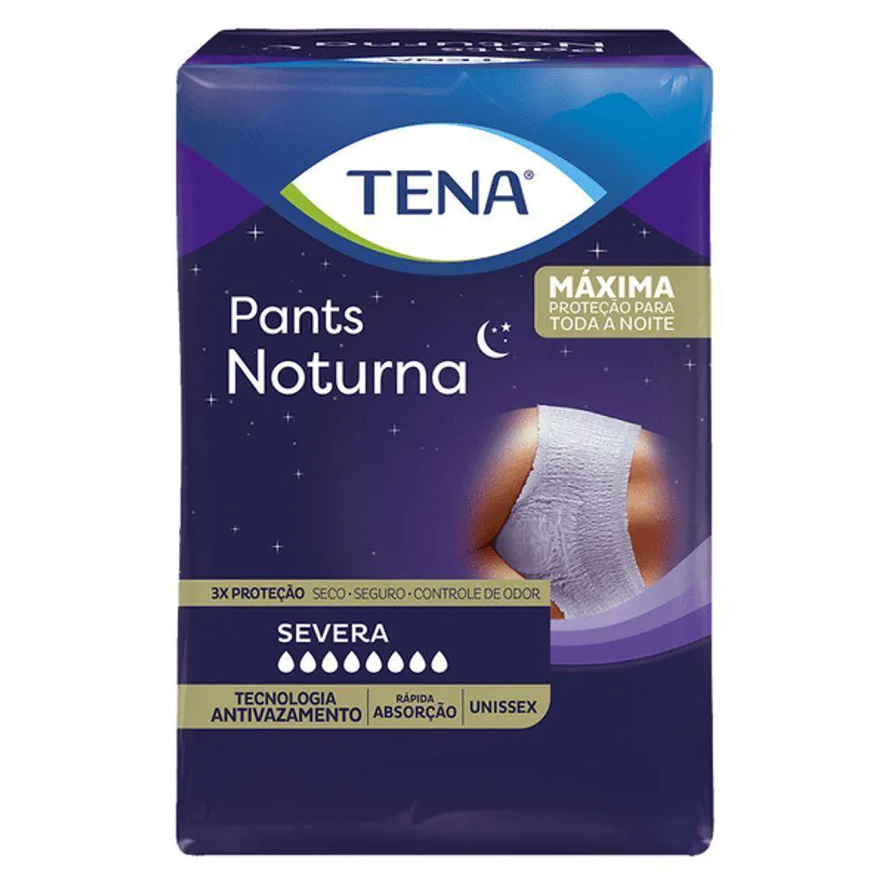 Fralda Geriátrica Tena Pants Noturna G/EG Absorção Intensa 7 unidades