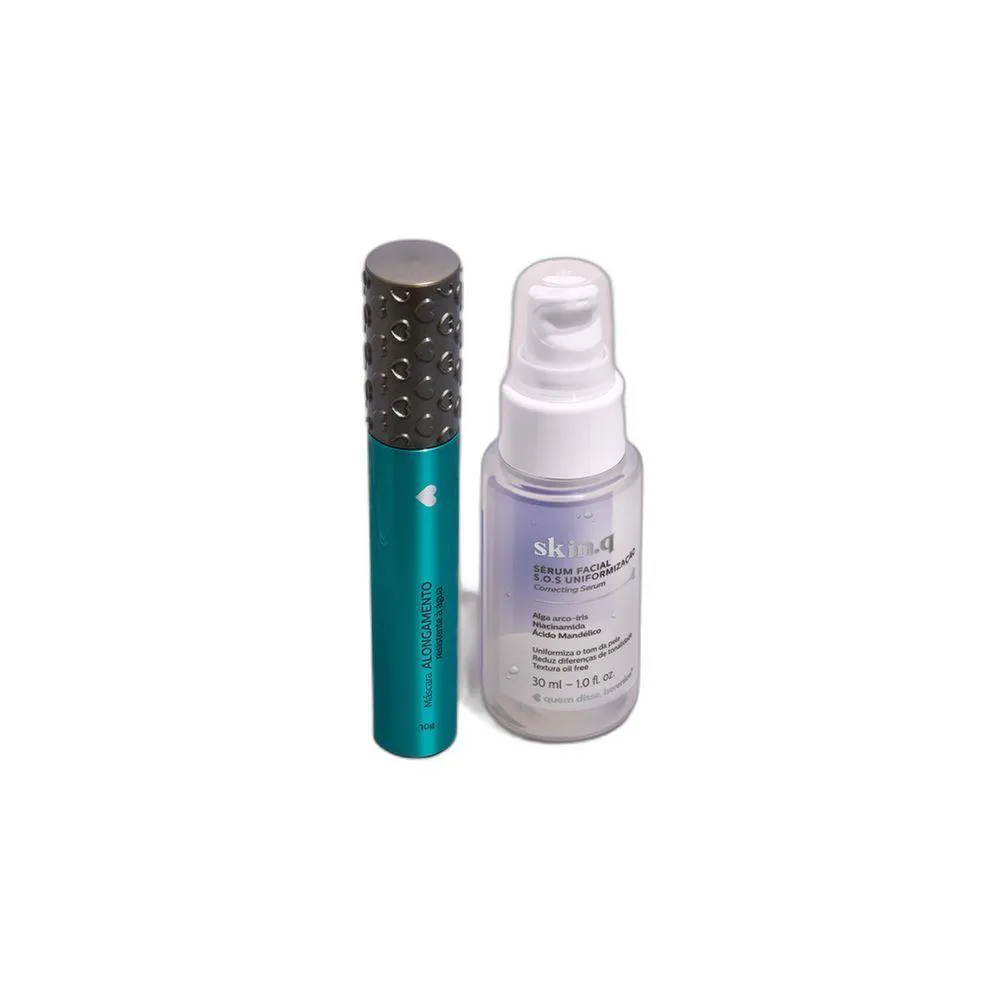 QUEM DISSE, BERENICE? KIT MáSCARA DE CíLIOS ALONGAMENTO 10G + SéRUM FACIAL 30ML
