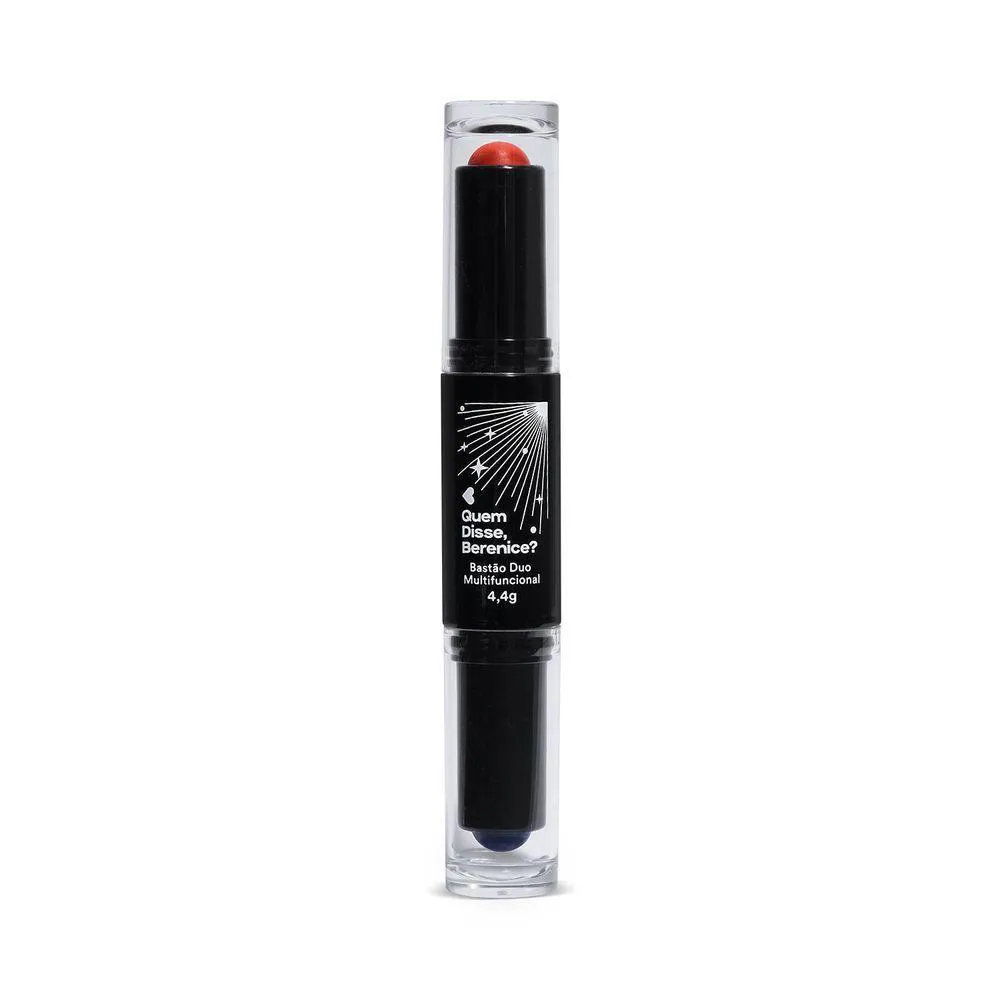 QDB BASTãO DUO MULTIFUNCIONAL LARANJA E ROXO 4,4G
