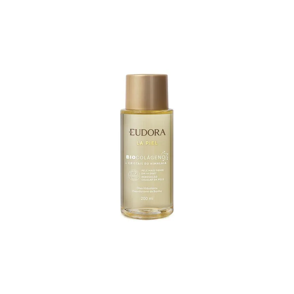 ÓLEO HIDRATANTE DESODORANTE DE BANHO LA PIEL RENOVAçãO CELULAR CRISTAIS DO HIMALAIA 200ML
