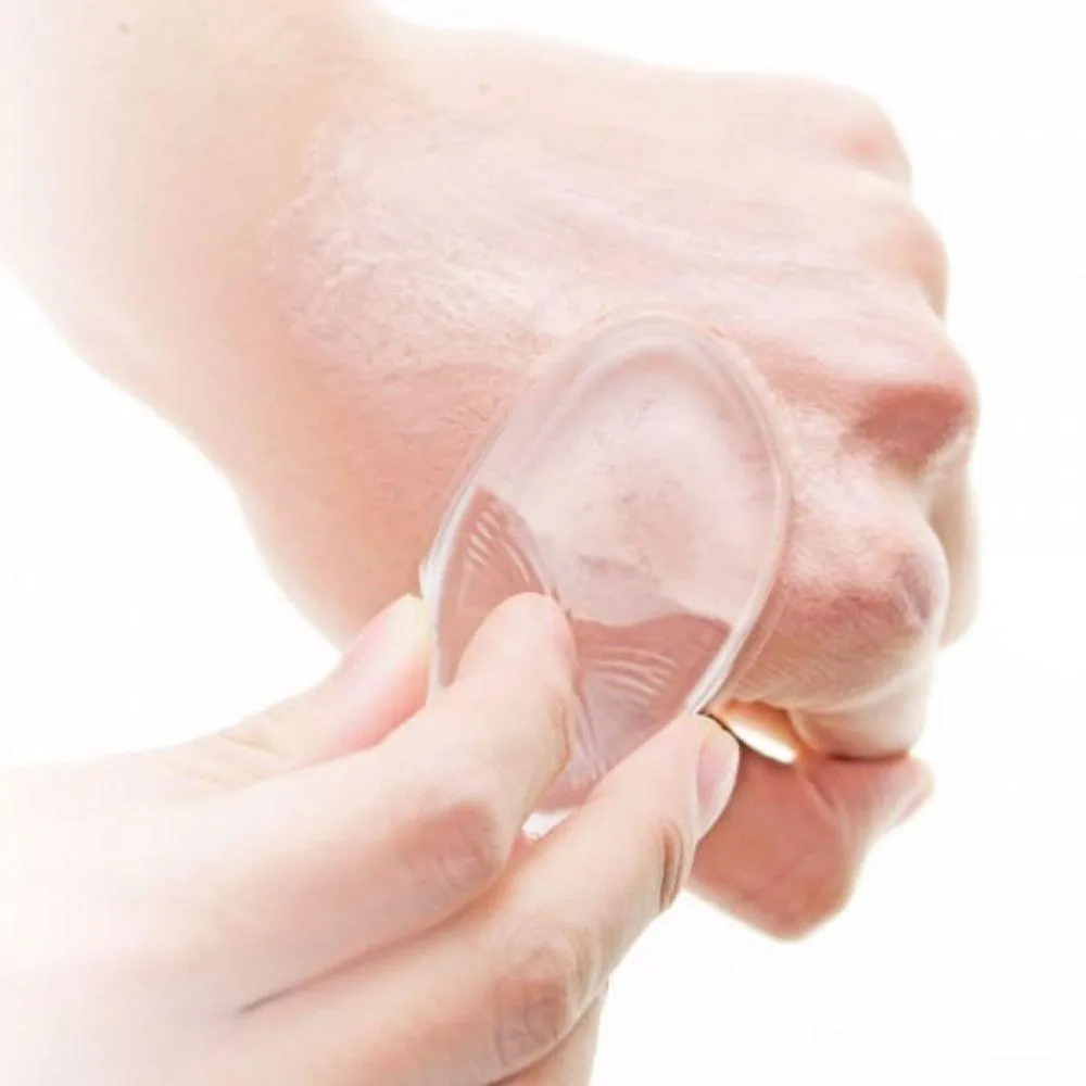 ESPONJA DE SILICONE SILISPONGE PARA MAQUIAGEM TRANSPARENTE