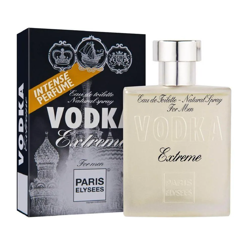 VODKA EXTREME EDT PARIS ELYSEES PERFUME MASCULINO 100ML