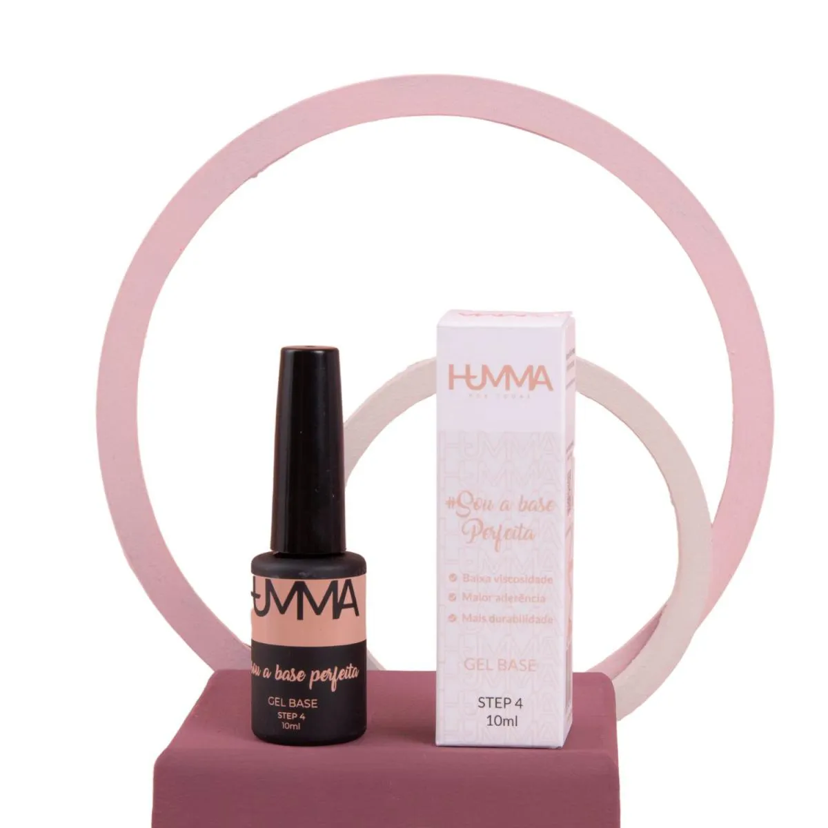 GEL BASE PARA O DESIGN DAS UNHAS DE GEL HUMMA - 10ML