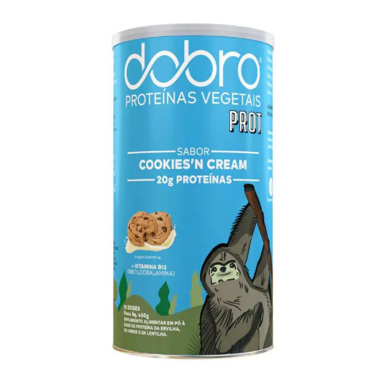 PROTEíNA VEGANA PROT DOBRO COOKIES 450G
