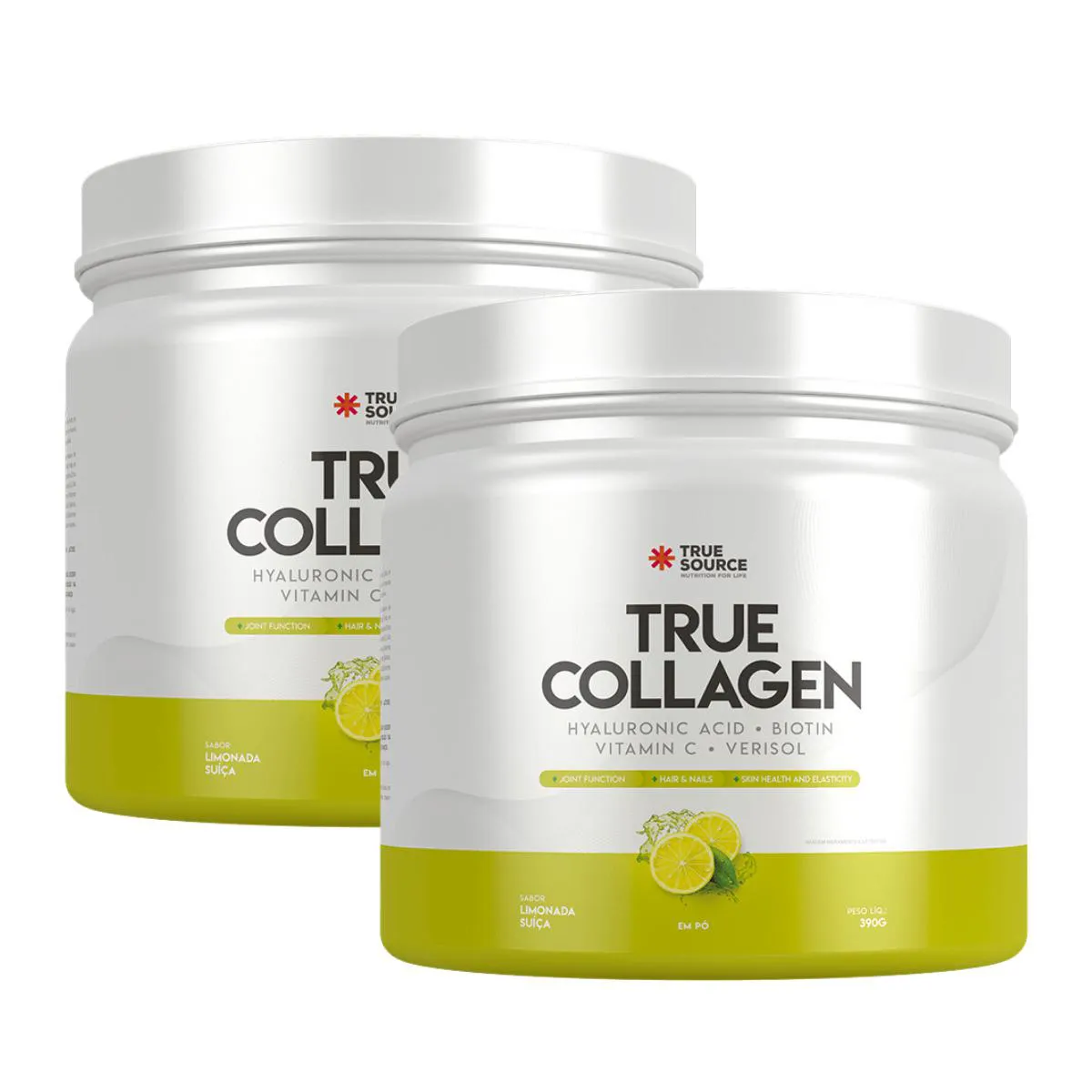 2X TRUE COLLAGEN LIMONADA SUIçA TRUE SOURCE 390G