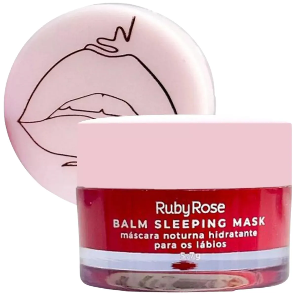 BALM SPLIEPING MASK RUBY ROSE - MASCARA LABIAL STRAWBERRY