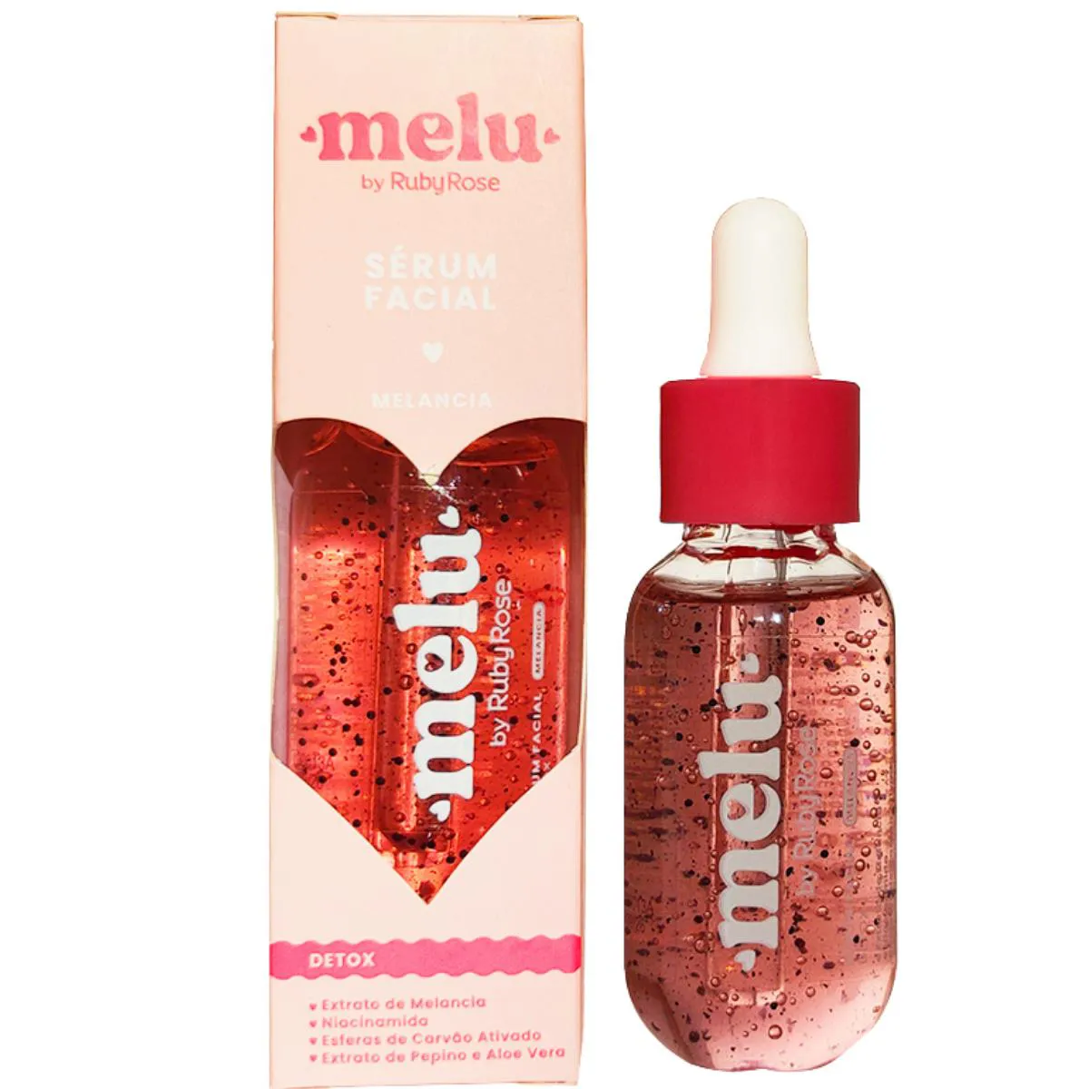 SERUM FACIAL PELE MISTA RUBY ROSE MELANCIA