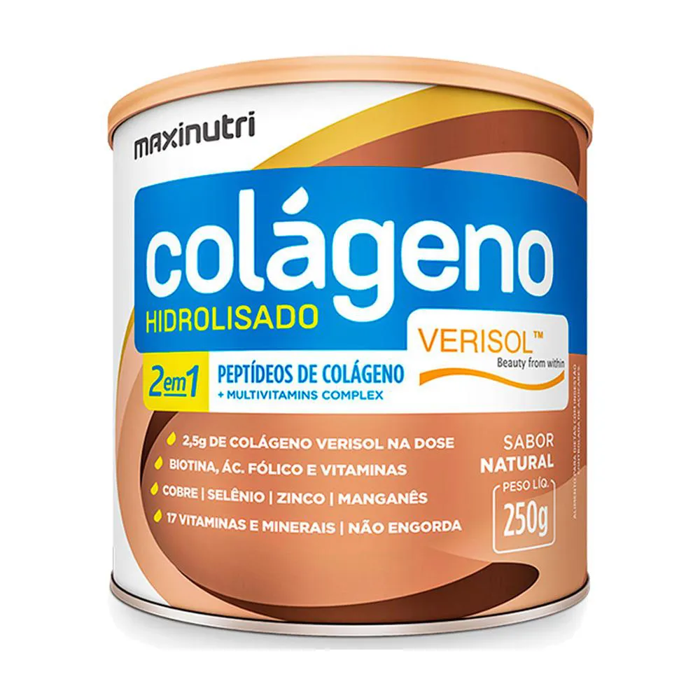 COLAGENO HIDROLISADO VERISOL SABOR NATURAL 250G MAXINUTRI