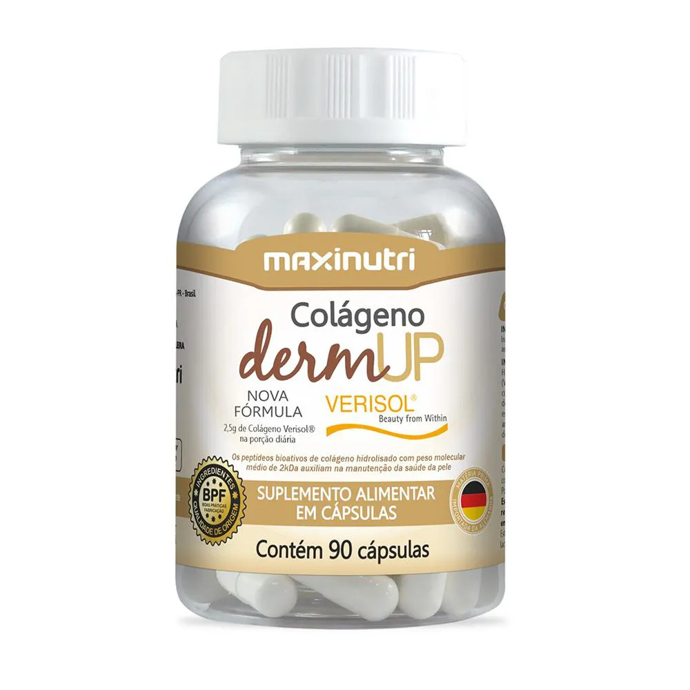 COLáGENO DERMUP VERISOL VITAMINA A-C-D-E 90 CáPS MAXINUTRI