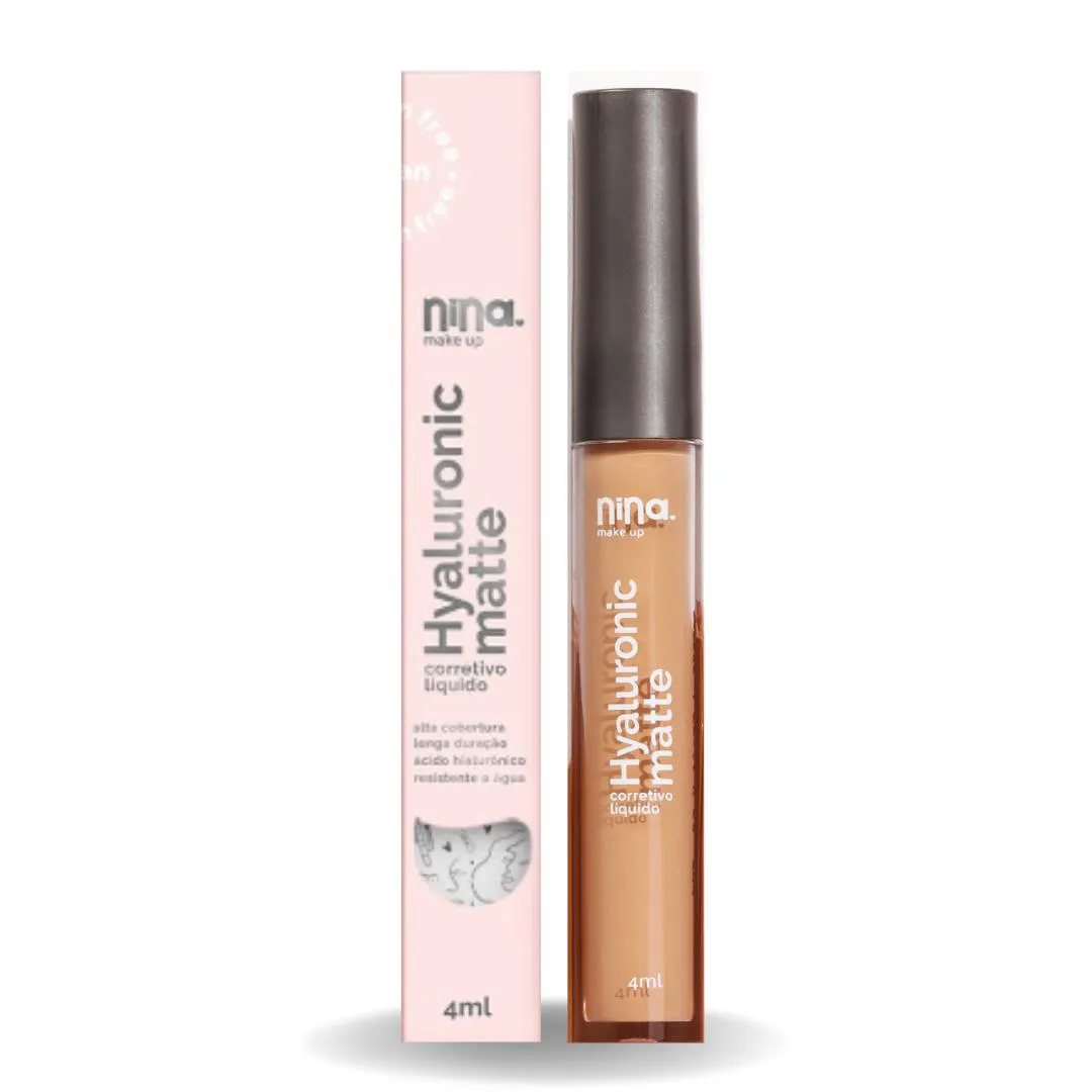 CORRETIVO LIQUIDO HYALURONIC MATTE NINA MAKEUP 03