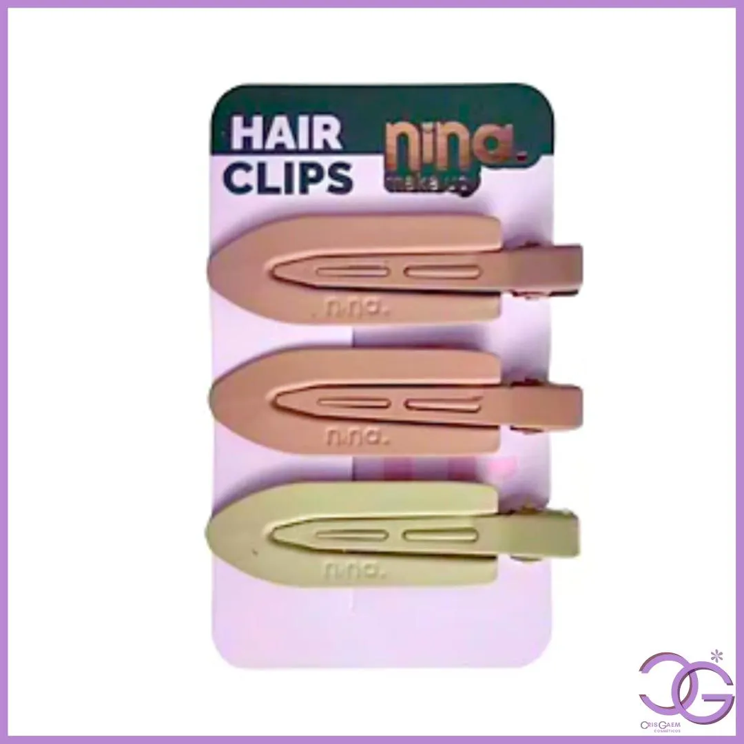 HAIR CLIPS KIT COM 03 -NINA MAKEUP