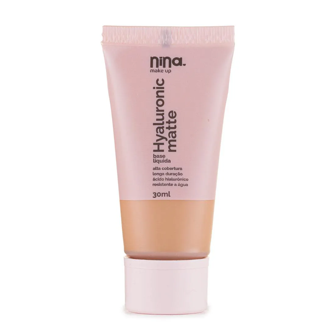 BASE LíQUIDA HYALURONIC MATTE NINA MAKEUP 05