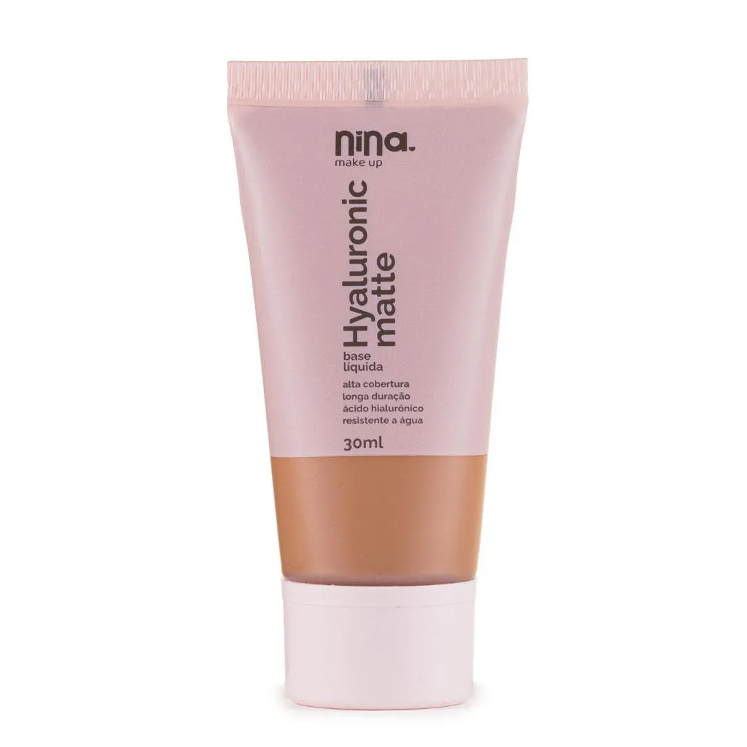 BASE LíQUIDA HYALURONIC MATTE NINA MAKEUP 06