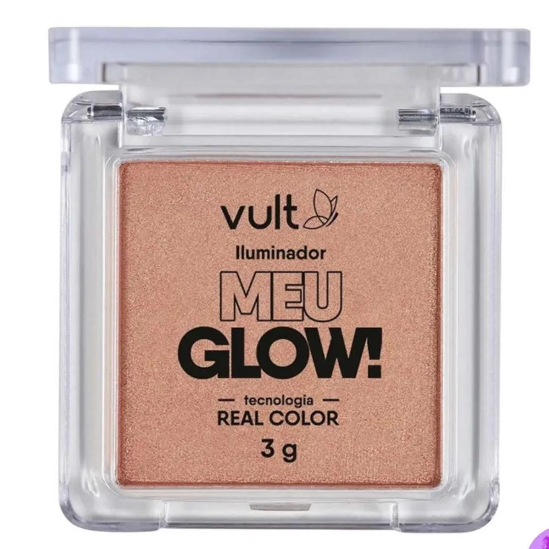 ILUMINADOR FACIAL MEU GLOW  VULT - CHAMPAGNE