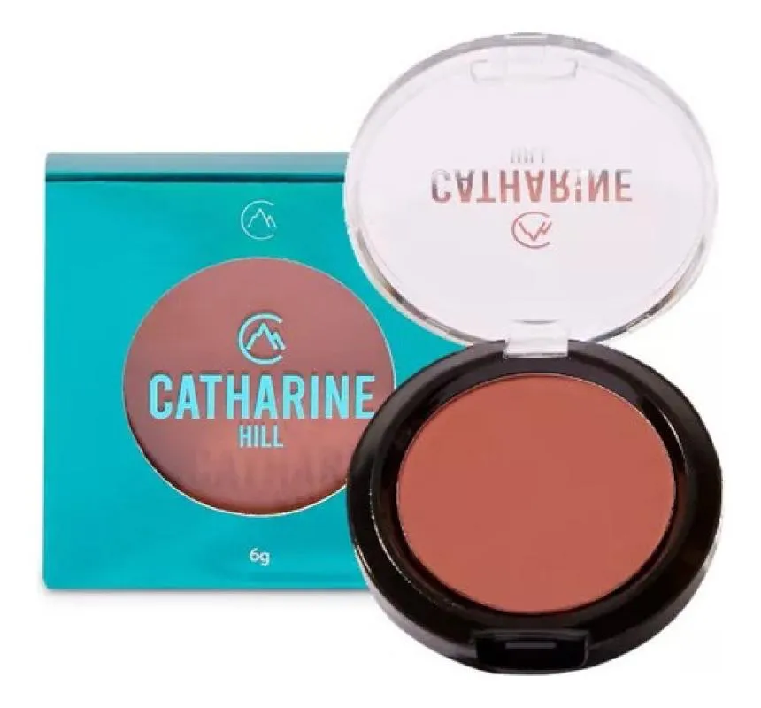 Blush Compacto Ultrafino Catharine Hill Escolha A Cor Pessego