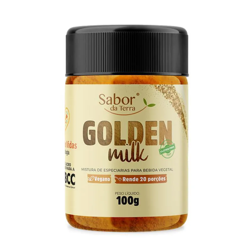 Golden Milk Sabor Da Terra 100G
