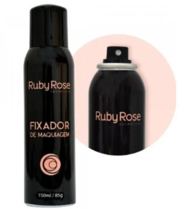 Fixador de Maquiagem Finalizador Spray Ruby Rose 150Ml Hb-312