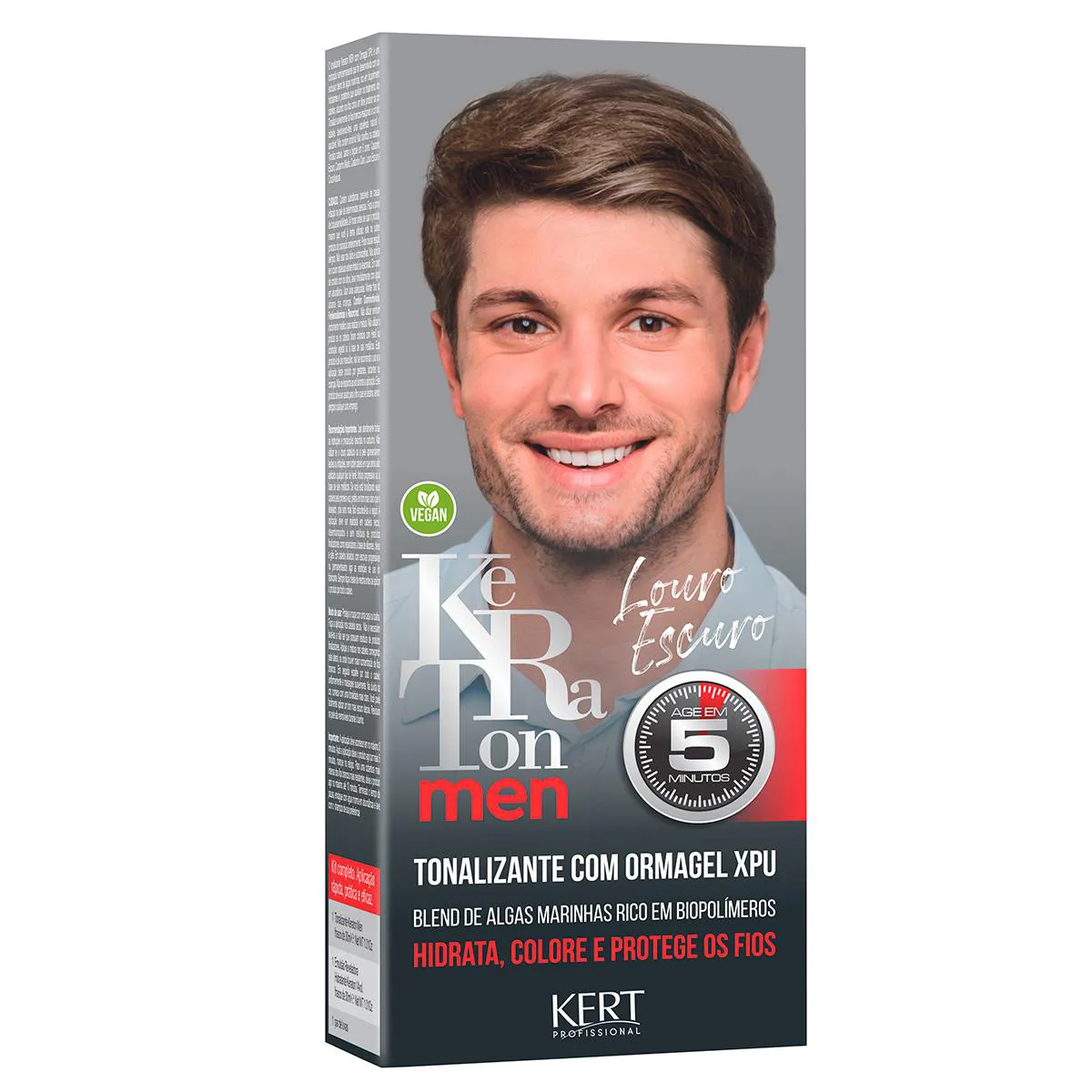 Tonalizante Keraton Men 30Ml Louro Escuro