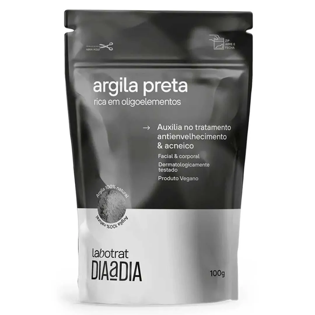 Argila Preta 100% Natural 100G Labotrat