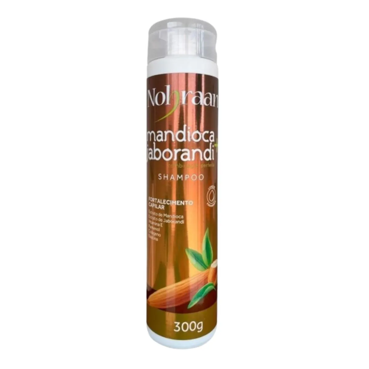 Shampoo Fortalecimento Mandioca e Jaborandi 300G  Nohraan