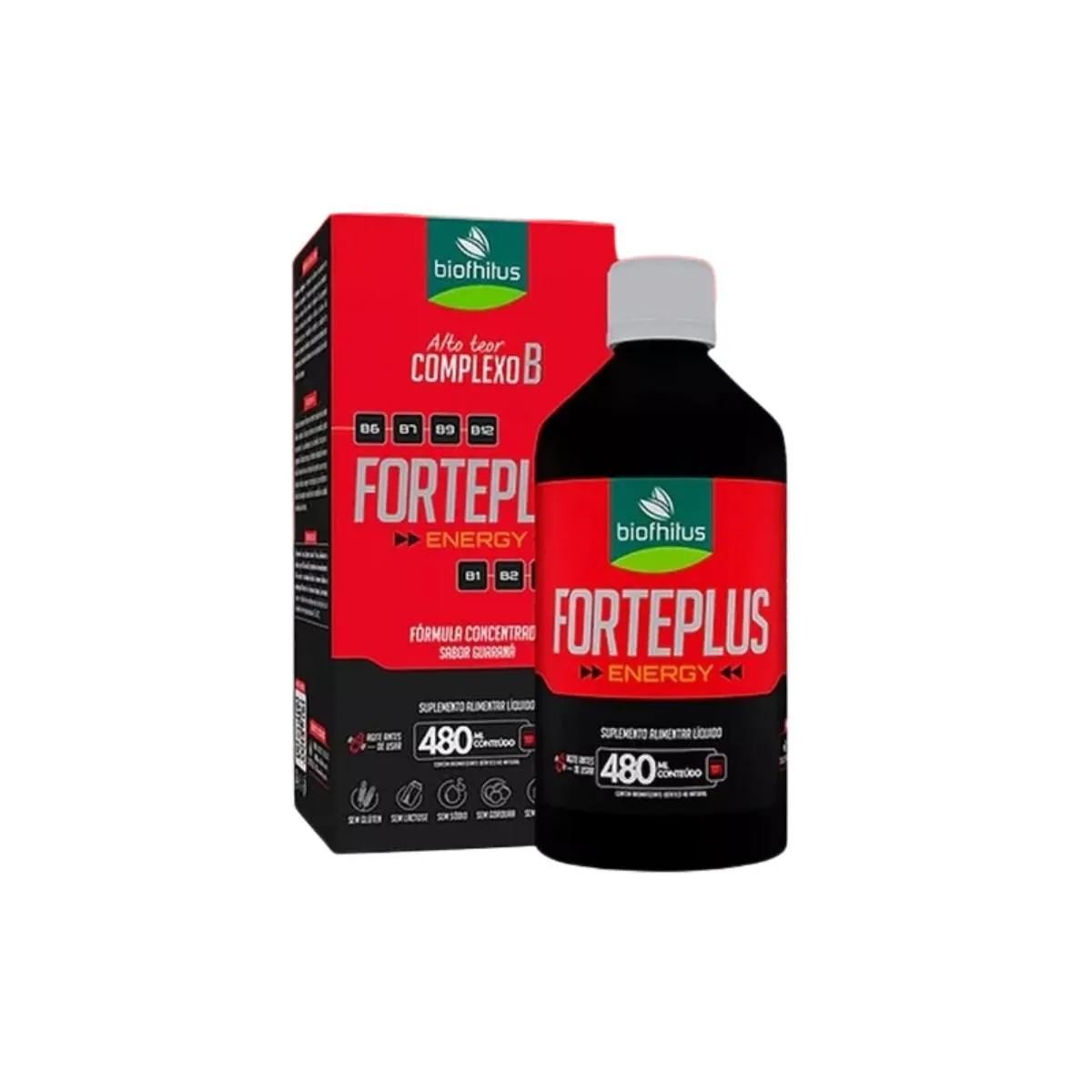 Vitamina Forteplus Energy Guaraná 480Ml - Biofhitus