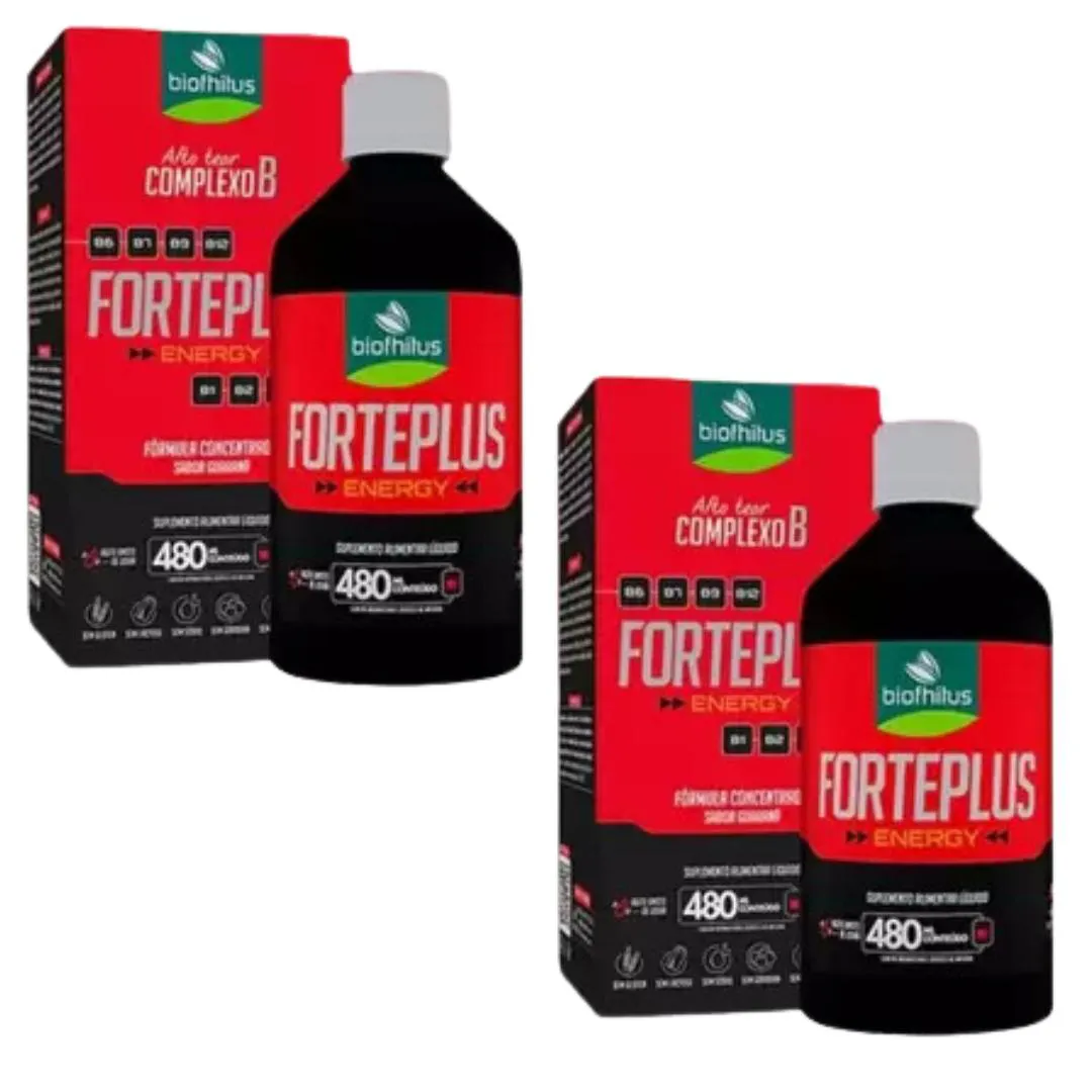 Kit C2 Vitamina Forteplus Energy Guaraná 480Ml - Biofhitus