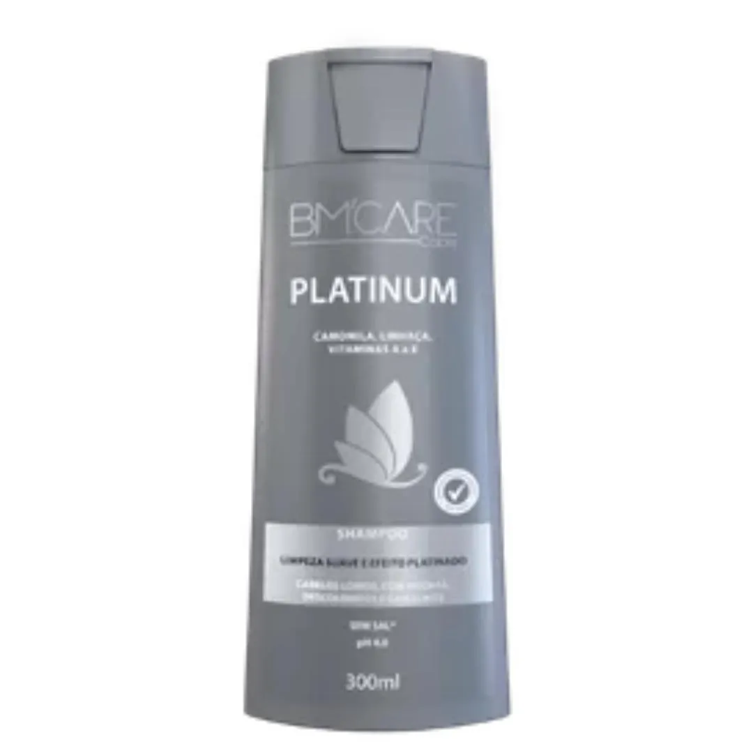 Shampoo Matizador Barrominas Platinum Cabelos Loiros 300ml