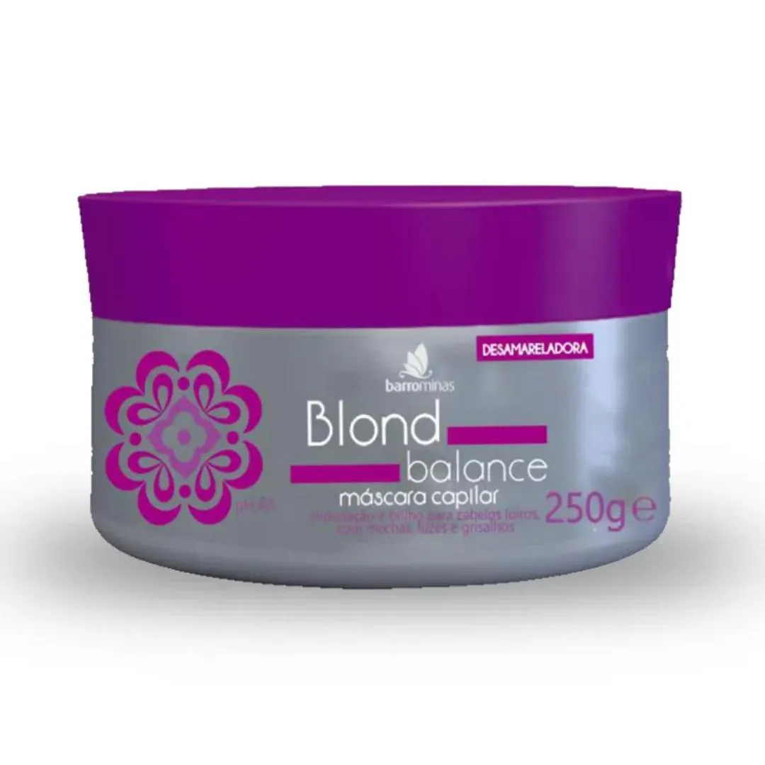 Máscara Cabelos Loiros Blond Balance 250G  Barrominas