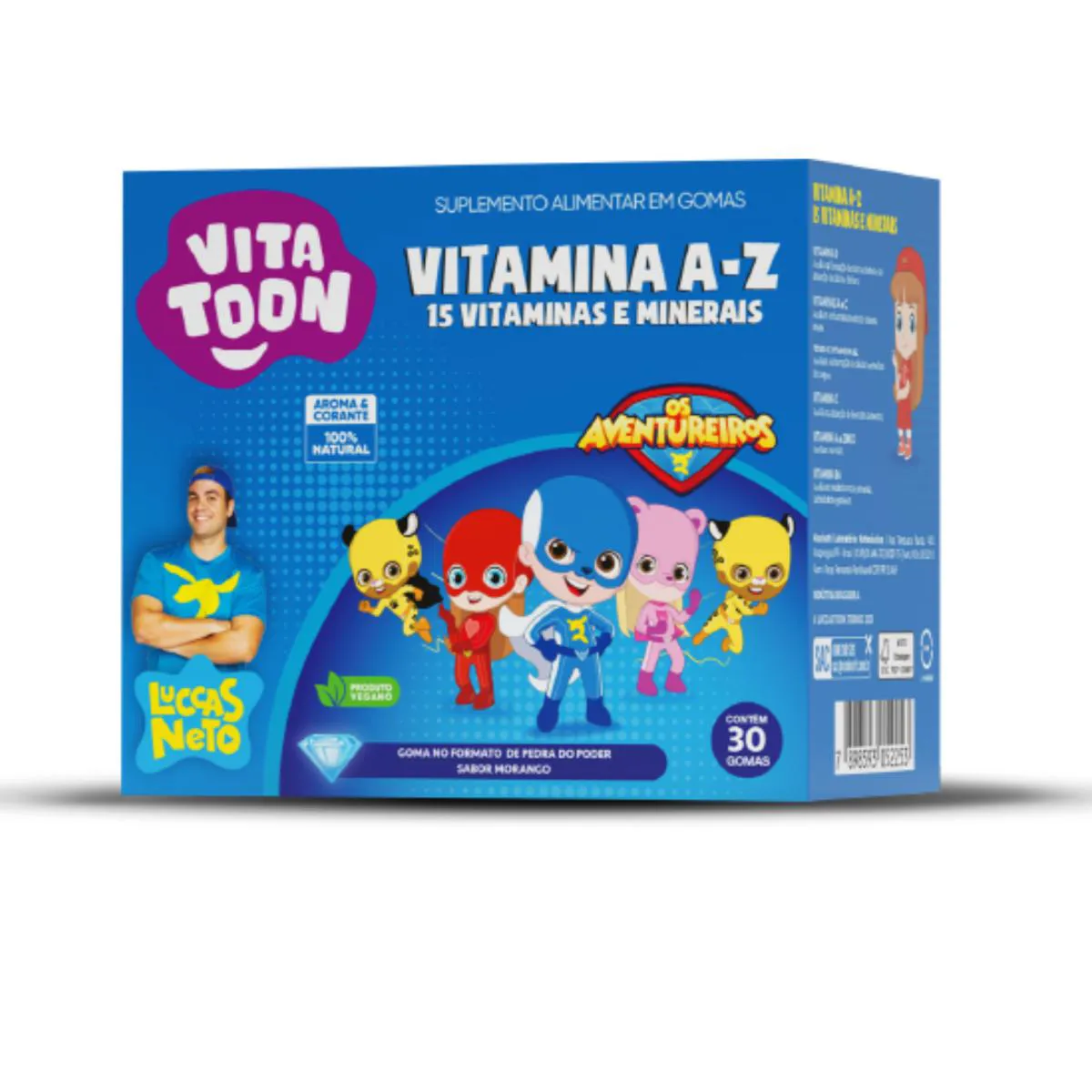 Vitamina A-Z Kids Suplemento Alimentar Em Goma  Vitatoon