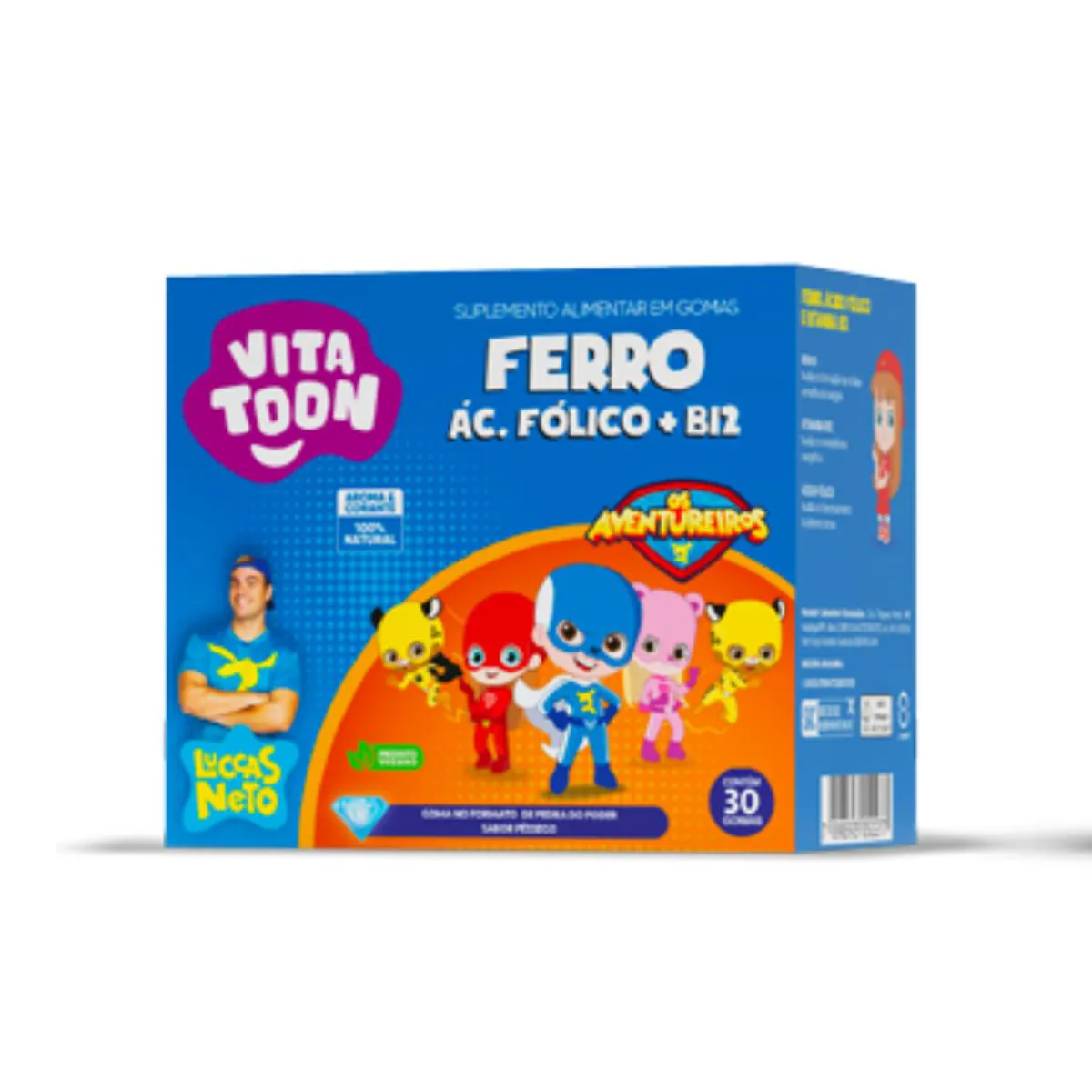 Suplemento Alimentar Infantil Gomas Vita Ferro  Vitatoon