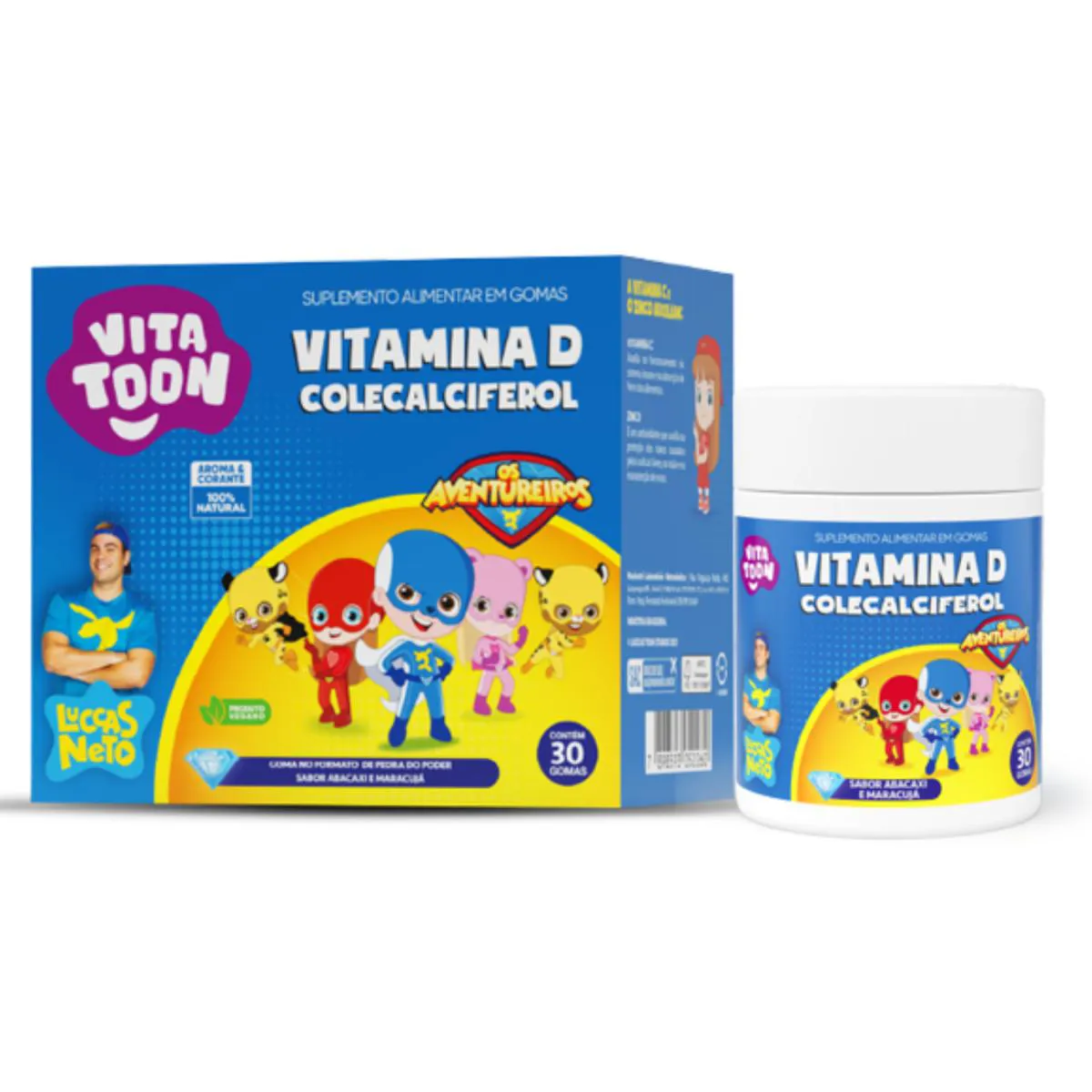 Vitamina D Infantil Em Gomas C30  Vitatoon