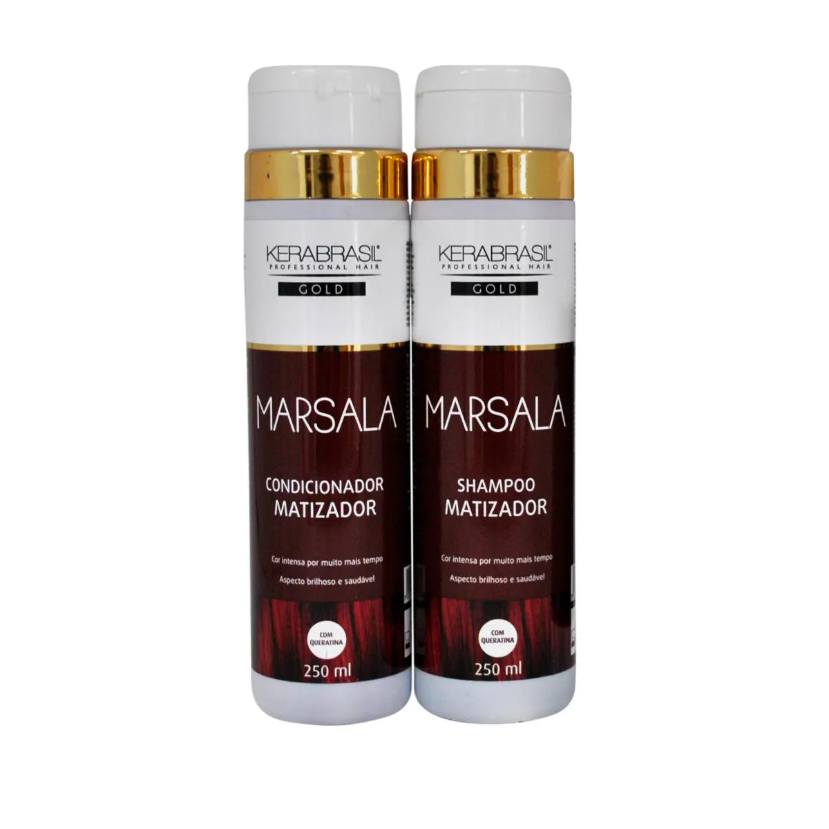 Kit Matizador Marsala Shampoo Condicionador  Kerabrasil