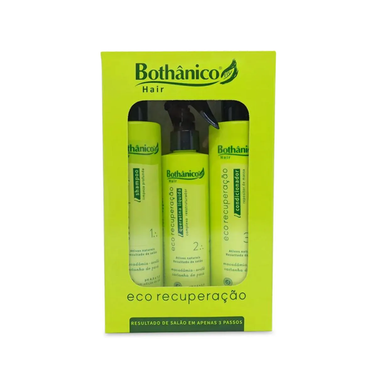 Kit Eco Recuperação Macadâmia Avelã e Castanha - Bothânico