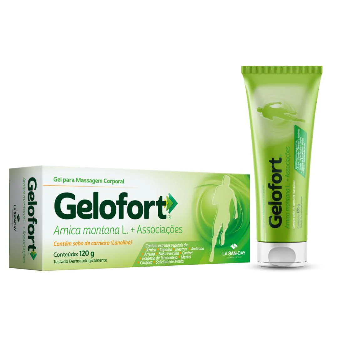 Gel Para Massagem Corporal Gelofort 120G  La San Day