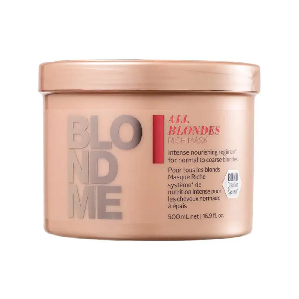 Máscara de Cabelo Reconstrutora Schwarzkopf Professional BlondMe All Blondes Rich Mask 500ml