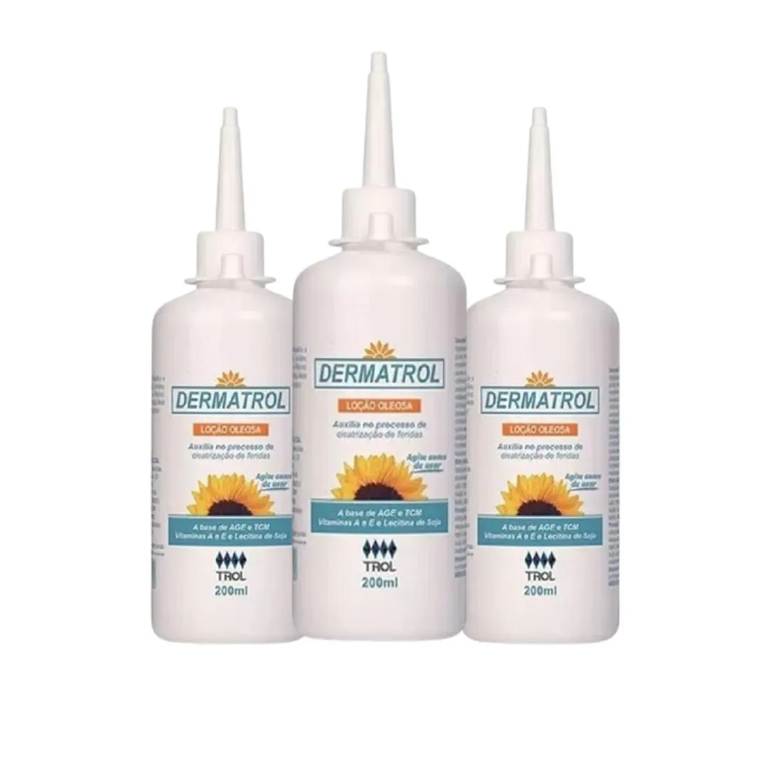 Oleo de Girassol 200Ml - Kit 3Unid.