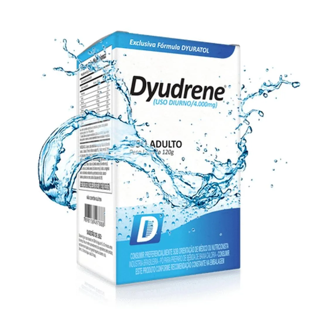 Dyudrene Em 120G Sanibras - Power Supplements 120 Cápsulas Sem Sabor