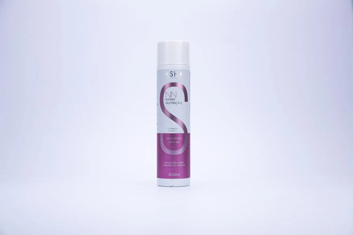 Shampoo Asha Nano Nutrição 300Ml