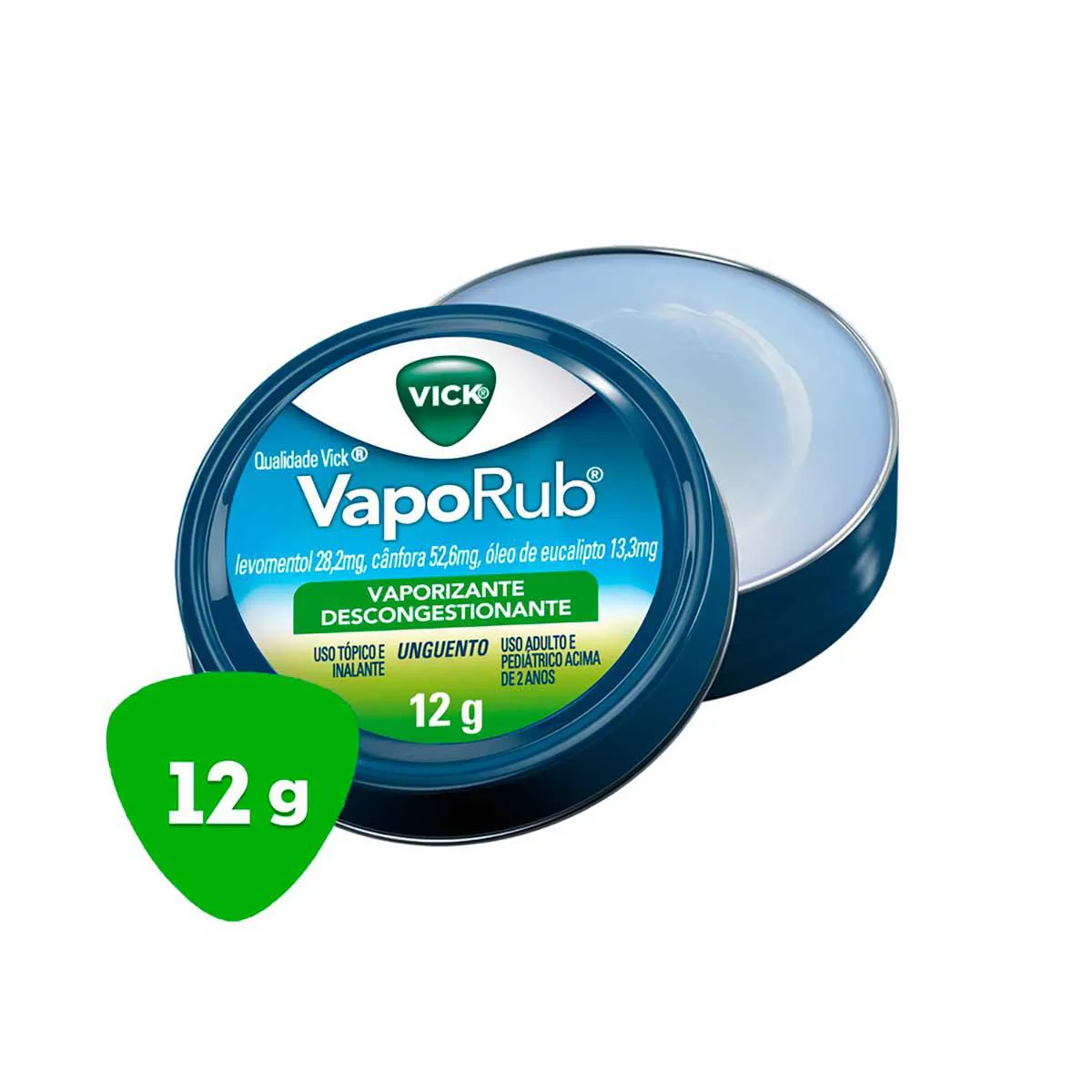 Vick VapoRub Descongestionante Pomada 12g