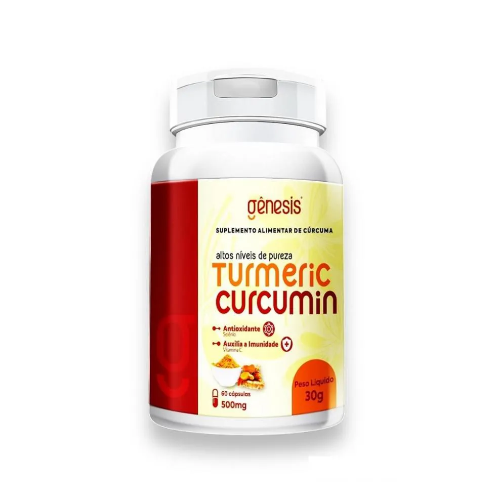 Turmeric Curcumin 500Mg (60 Caps) - Padrão: Único