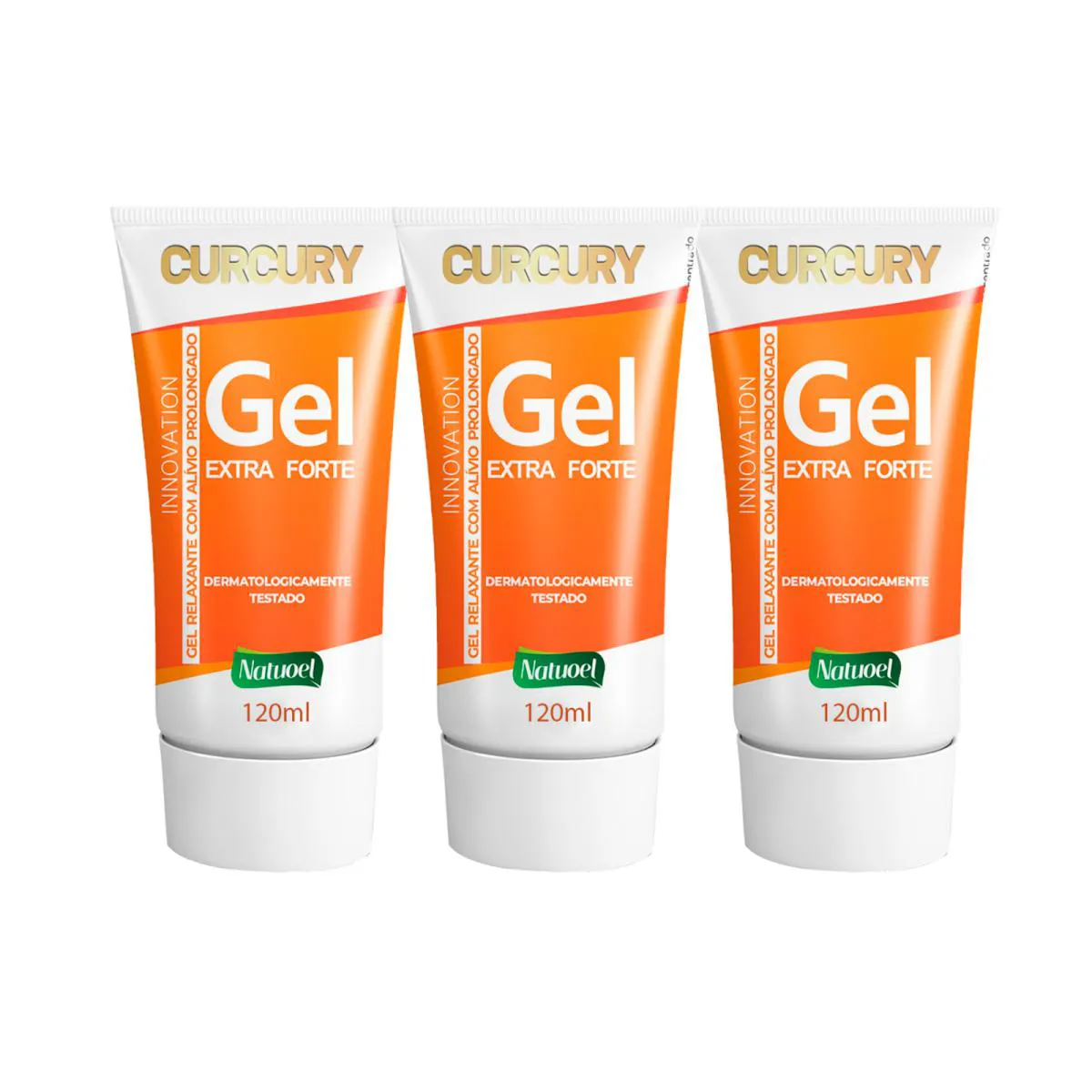 PROMOçãO - 3 GEL EXTRA FORTE CURCURY - FRETE GRáTIS