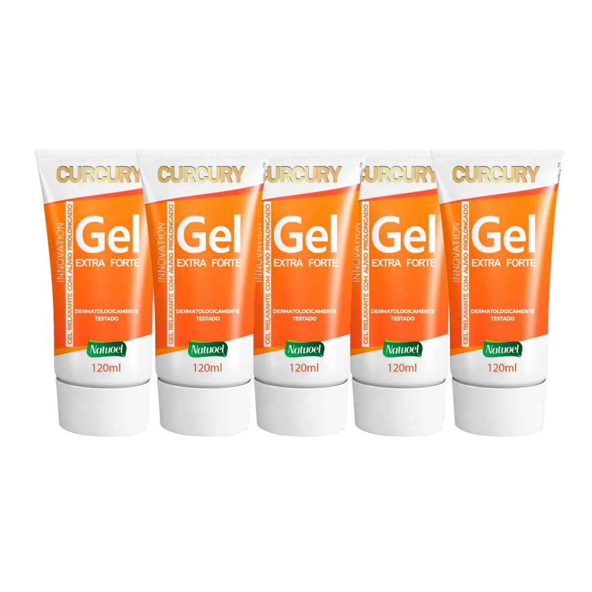 PROMOçãO - 5 GEL EXTRA FORTE CURCURY - FRETE GRáTIS