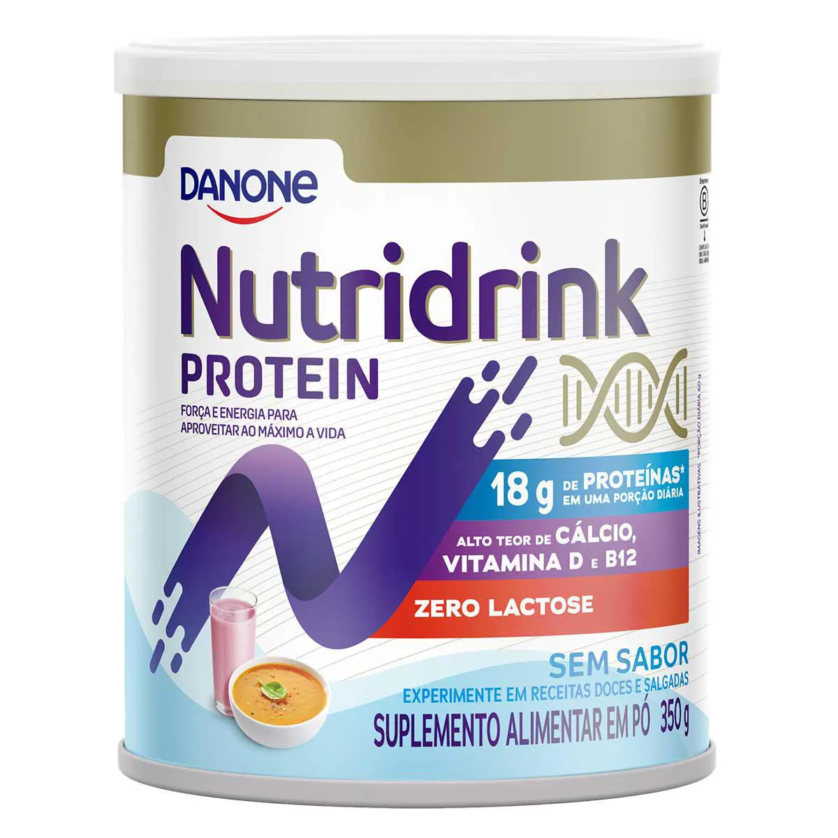 Suplemento Alimentar Nutridrink Protein Sem Sabor com 350g