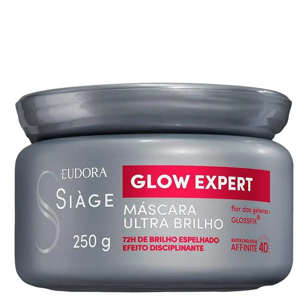 MáSCARA CAPILAR EUDORA SIàGE FLOR DAS GELEIRAS GLOW EXPERT 250G