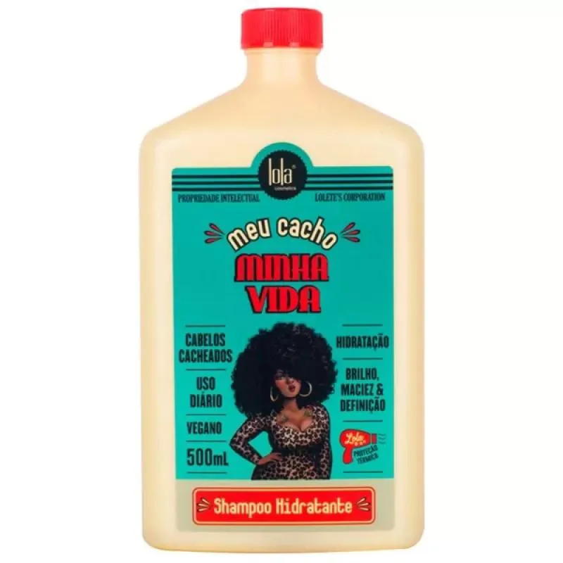 Shampoo Lola Cosmetics Meu Cacho Minha Vida Hidratante 500ml