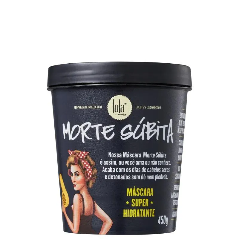 MáSCARA DE TRATAMENTO MORTE SúBITA SUPER HIDRATANTE - LOLA COSMETIC - 450G