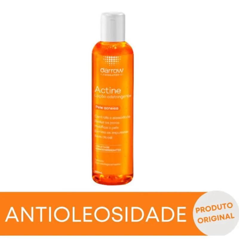 DARROW ACTINE LOçãO ANTIACNE FACIAL ADSTRINGENTE