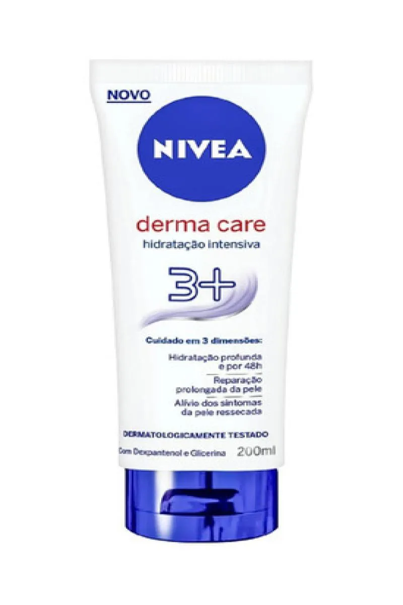 LOçãO PARA CORPO NIVEA CUIDADO CORPORAL DERMA CARE 200ML