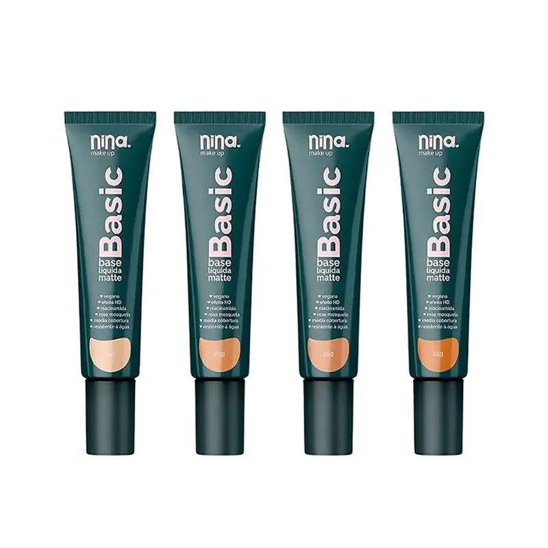 BASE LIQUIDA MATTE BASIC - NINA MAKEUP 05